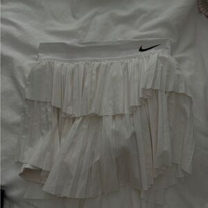 Nike White Pleated ruffleSkirt